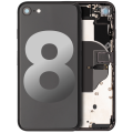 Back Housing W/ Small Components Pre-Installed Compatible For iPhone 8 (Used OEM Pull: Grade A) (Space Gray)